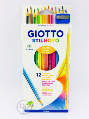 Lapices Giotto Stilnovo x 12 + sacapuntas Lapices Giotto Stilnovo x 12 + sacapuntas