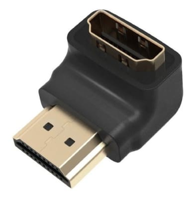 Adaptador HDMI macho a hembra 90°