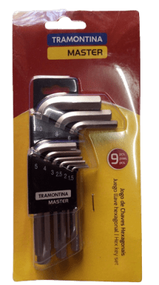Llave Allen Hexagonales Tramontina Llave Allen Hexagonales Tramontina