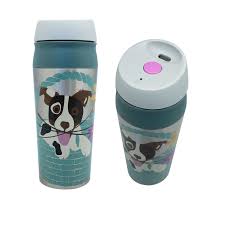 Mug Botón Pet Flowers 450ml