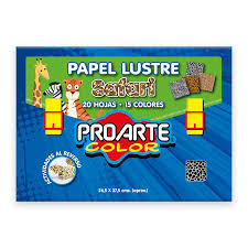 Sobre Cartulina Papel Entretenido Safari Proarte1