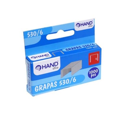 Grapas 530/6 1000 pcs Hand1