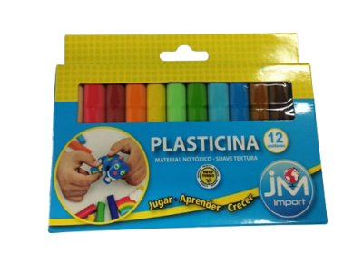Plasticina 12 colores JM import