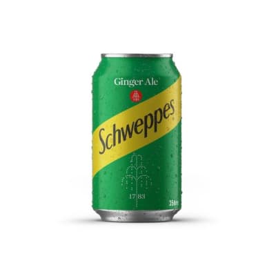Lata Schweppes Ginger 350 Ml