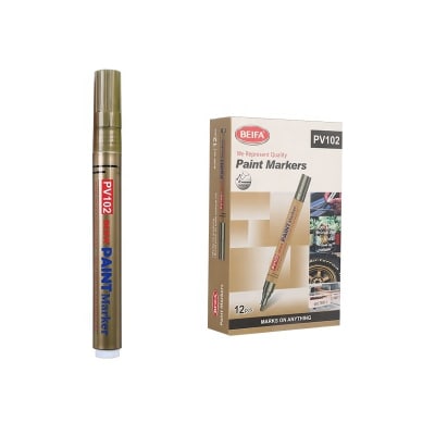 Marcador de Pintura Dorado Beifa1