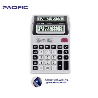 Calculadora Pacific Doble Pantalla