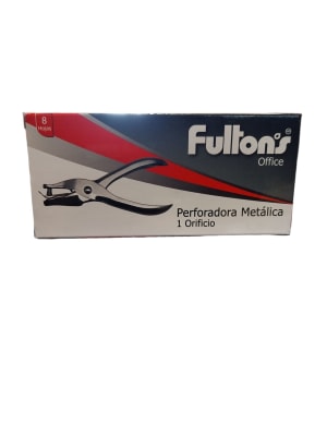 Perforadora Metálica 1 Orificio Fultons