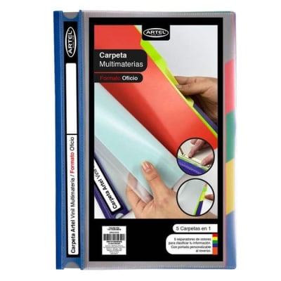Carpeta Multimaterias Oficio Artel