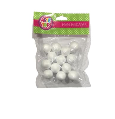 Esfera De Plumavit 2.5 cm1