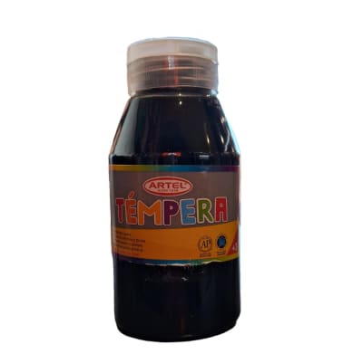 Tempera Artel 250ml Negro