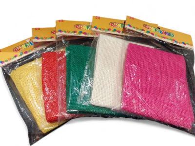 Arpillera Colores surtidos Craftland 30 x 50 cm aprox.1