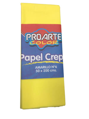 Papel Crepe Amarillo Proarte1