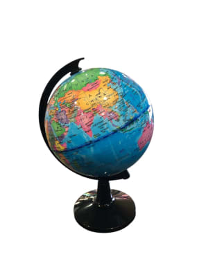 Globo terraqueo con soporte10.6cm SKOLE1
