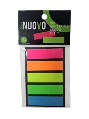 Set Banderitas Rectas Neón Nuovo