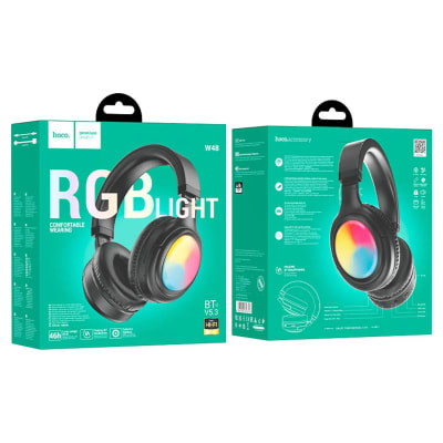Audifono Hoco w48 RGB light2