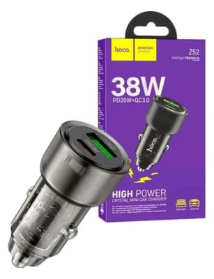 Cargador De Auto Hoco 38W High Power
