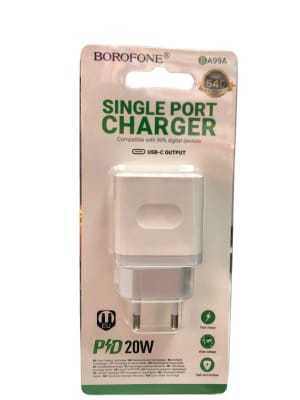 Adaptador Pared Borofone Tipo c 20W BA99A