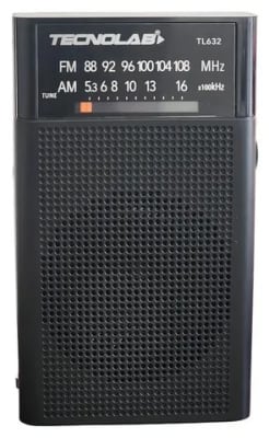 Radio Portatil AM/FM Tecnolab TL632