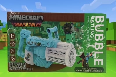 Pistola Burbujas Minecraft