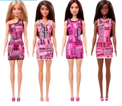Barbie Fashions con Vestido Estampado