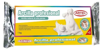Arcilla Profesional Blanca 1kl Artel