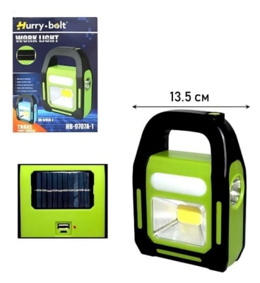 Foco Solar C/Lampara usb HB-9707A