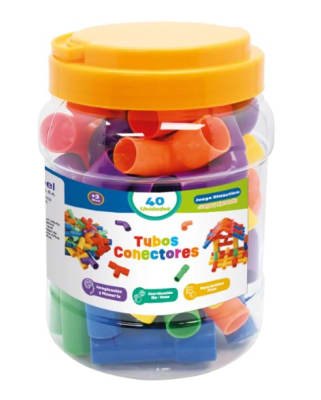 Tubos Conectores 40 Unidades Balde1