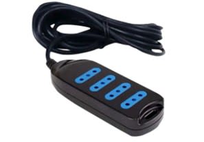 Alargador Multiple Dblue 4 entradas 3 mts SEC1
