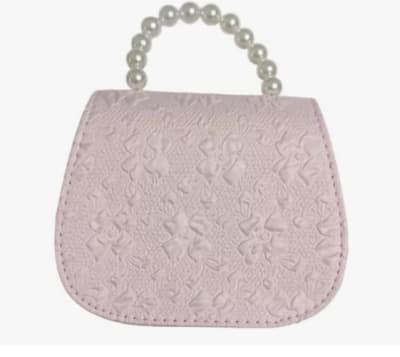 Cartera Niña Con Perlas