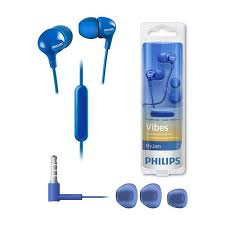 AUDIFONOS PHILIPS MANOS LIBRES SHE 3555 AZUL