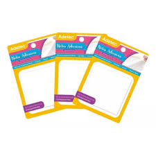 Notas adhesivas transparentes ADETEC