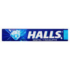 Halls mentol y eucalipto