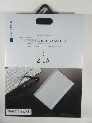 Batería portatil Techfuerza 3600 mah Batería portatil Techfuerza 3600 mah