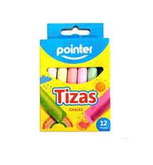 Tiza colores Pointer x 12