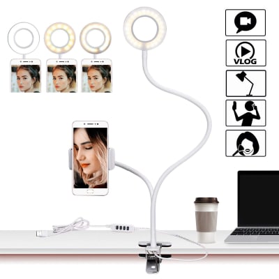 Aro Luz Led soporte Clip Boccini Aro Luz Led soporte Clip Boccini