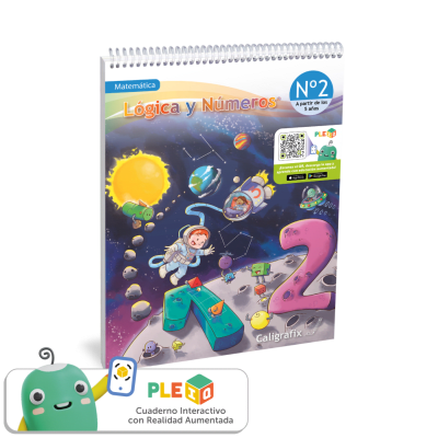 Libro Lógica y números 2° Básico Caligrafix