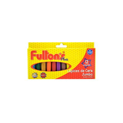 Lapices de Cera Jumbo Fultons x12