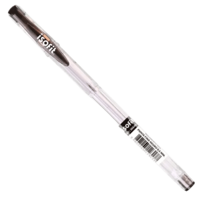 Boligrafo Gel Negro 0.5 Isofit