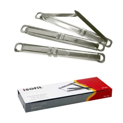 Accoclip Isofit Metalico Plateado