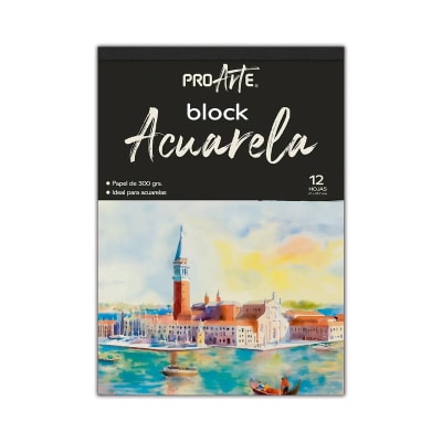 Block Acuarela 12 hojas Proarte