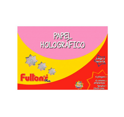 Sobre Papel Holografico Fultons1