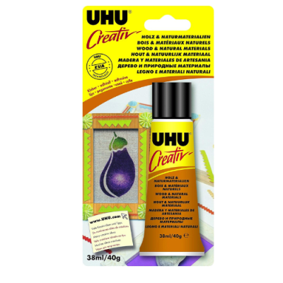 Pegamento adhesivo UHU creativ 38ml madera