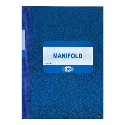 Libro Manifold Triplicado 50 Hojas El Arte