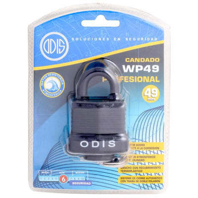 Candado laminado Odis 49mm Profesional1