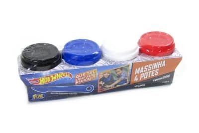 Set 4 potes masas Hot Wheels Set 4 potes masas Hot Wheels