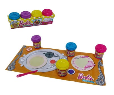 Set 4 potes masas Barbie Set 4 potes masas Barbie