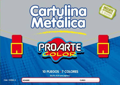 Sobre Cartulina Metálica Proarte Sobre Cartulina Metálica Proarte