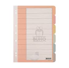Separador Carta 6 divisiones Buho