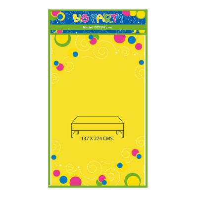 Mantel 137x274CM Big Party