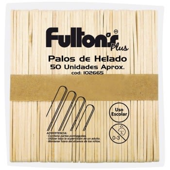 Palos de Helado Medianos 50unid. FULTONS